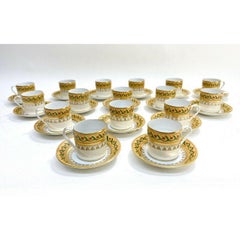 55PC Tiffany Le Tallec Private Stock Coffee Tea Dessert Set for 16 in Directoire