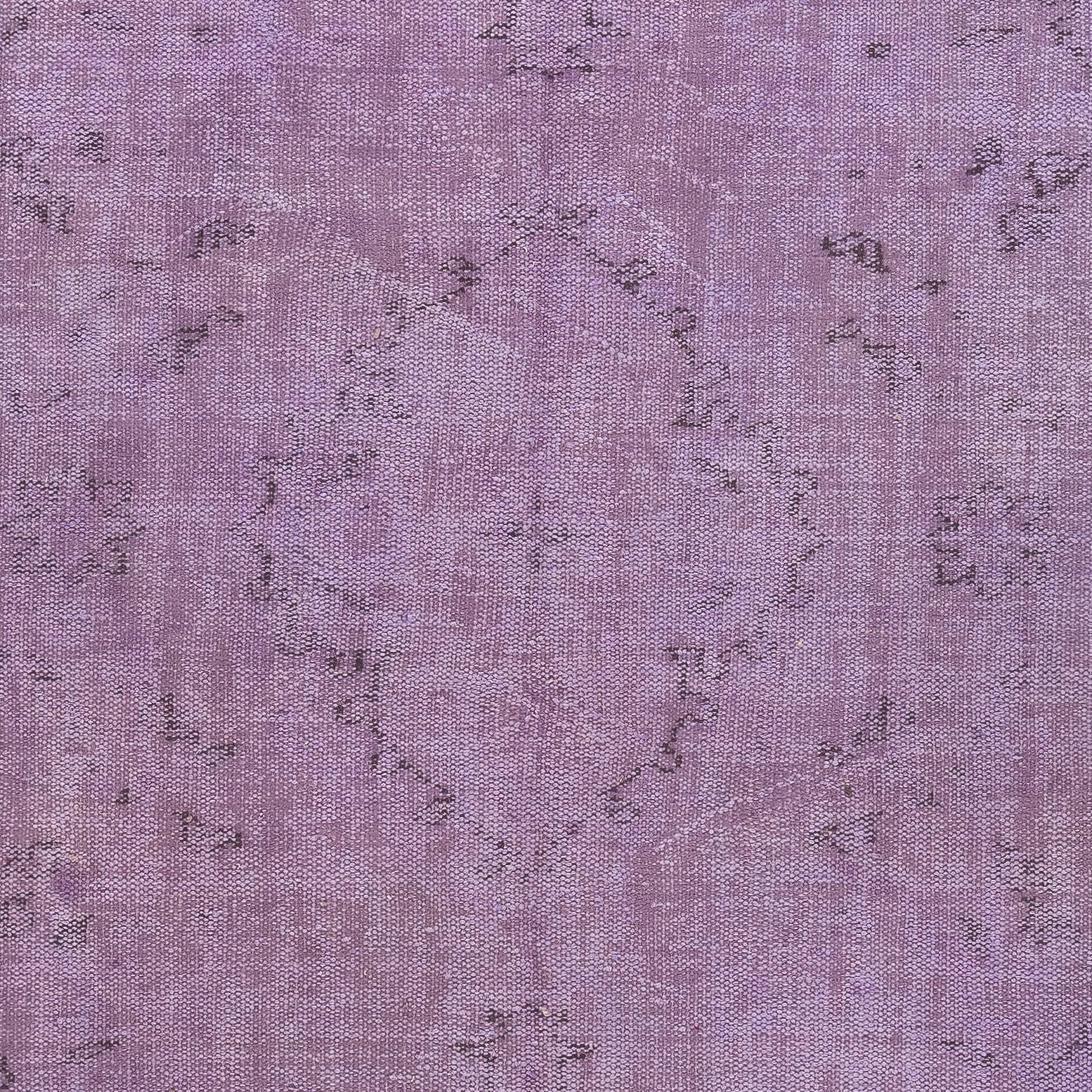 Noué à la main 5.5x10 Ft Vintage Handmade Turkish Area Rug teed in Purple, Bohemian Home Decor en vente