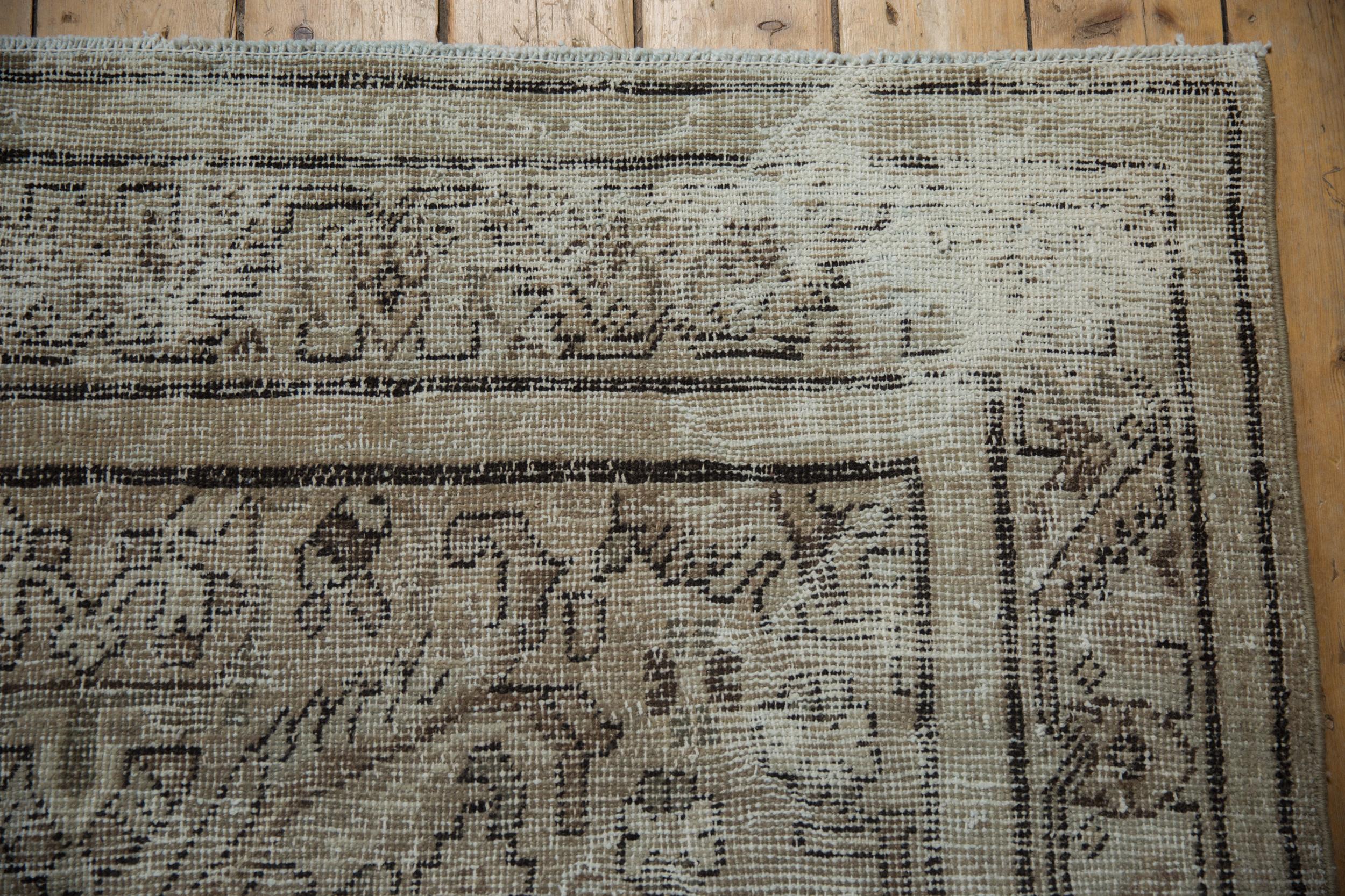 Persian Vintage Distressed Mahal Carpet