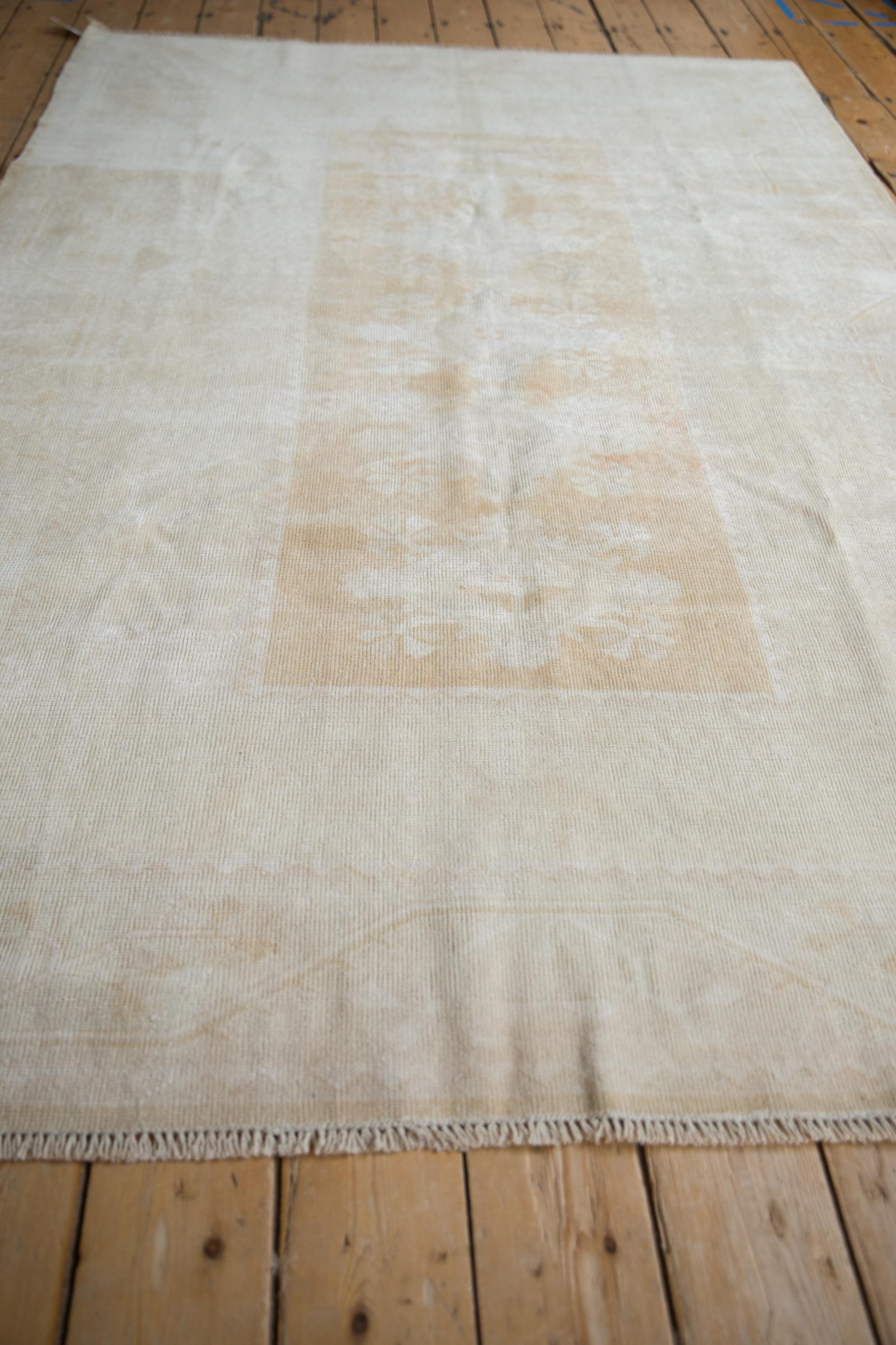 Turkish Vintage Distressed Melas Carpet