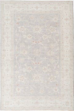 5.5x8.2 ft 100% Lana Annodato a mano Tappeto Turco Floreale per il Soggiorno