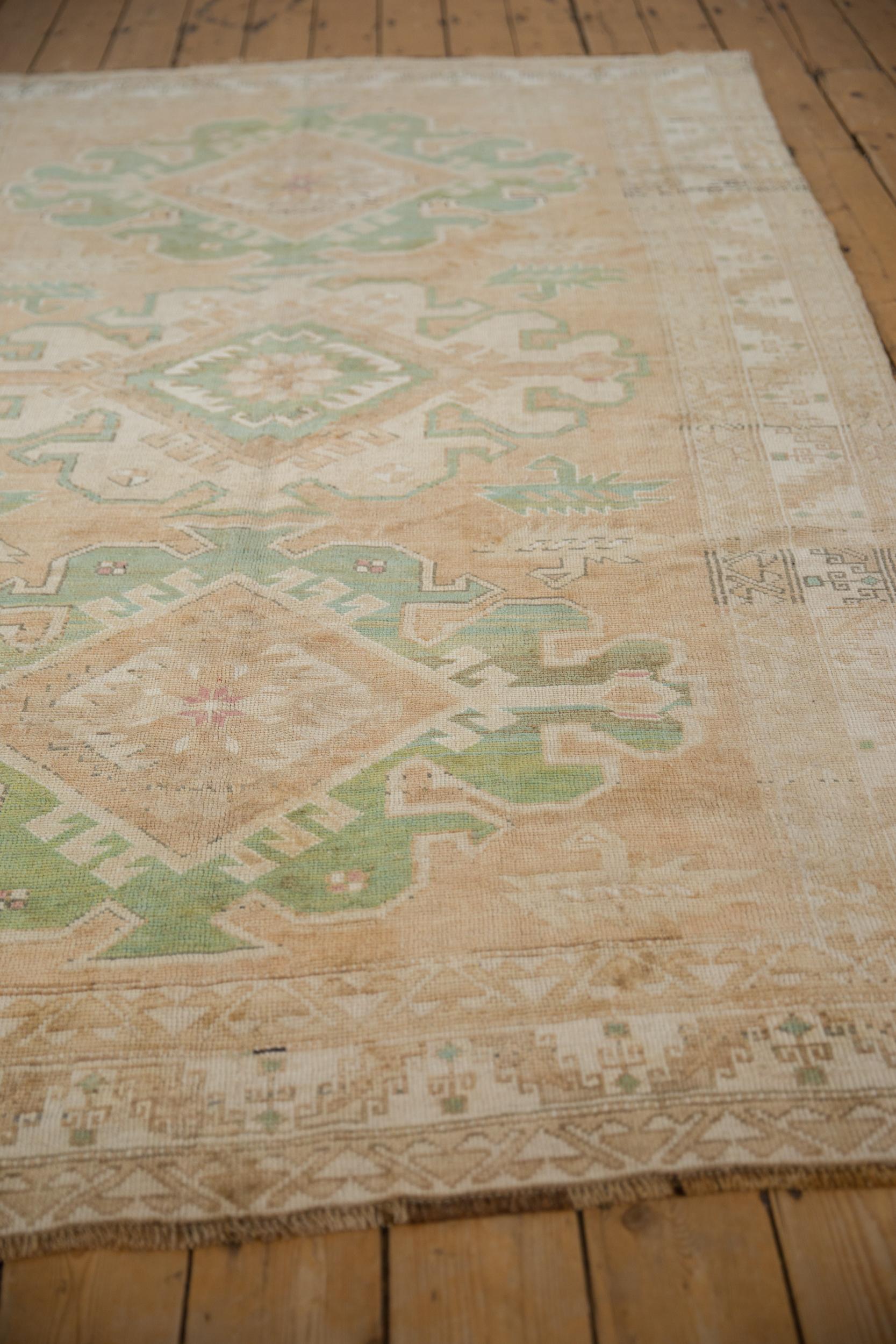 Late 20th Century Vintage Distressed Kars Carpet