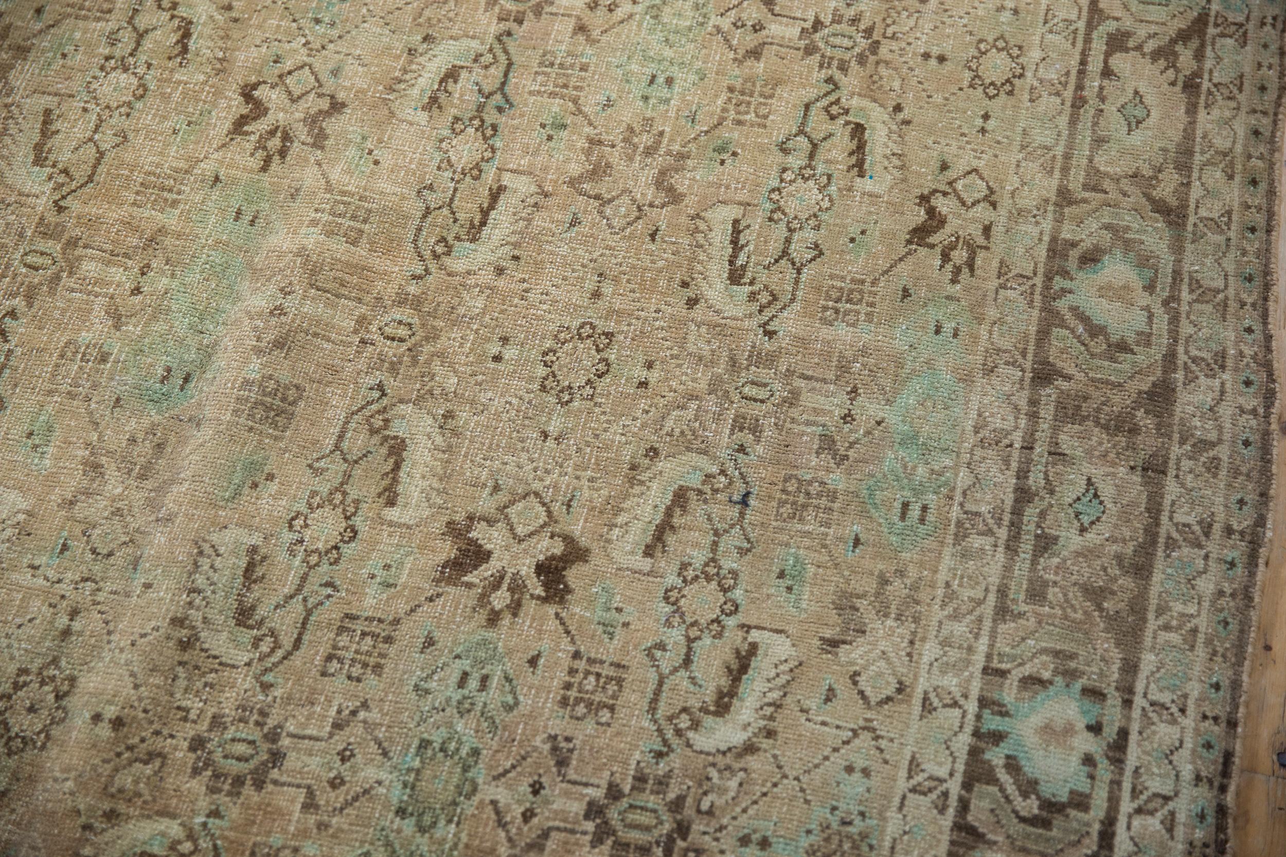 Mid-20th Century Vintage Distressed Shiraz Carpet For Sale