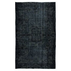 Alfombra decorativa para el hogar gris y negra de 2,5 metros, alfombra turca moderna hecha a mano