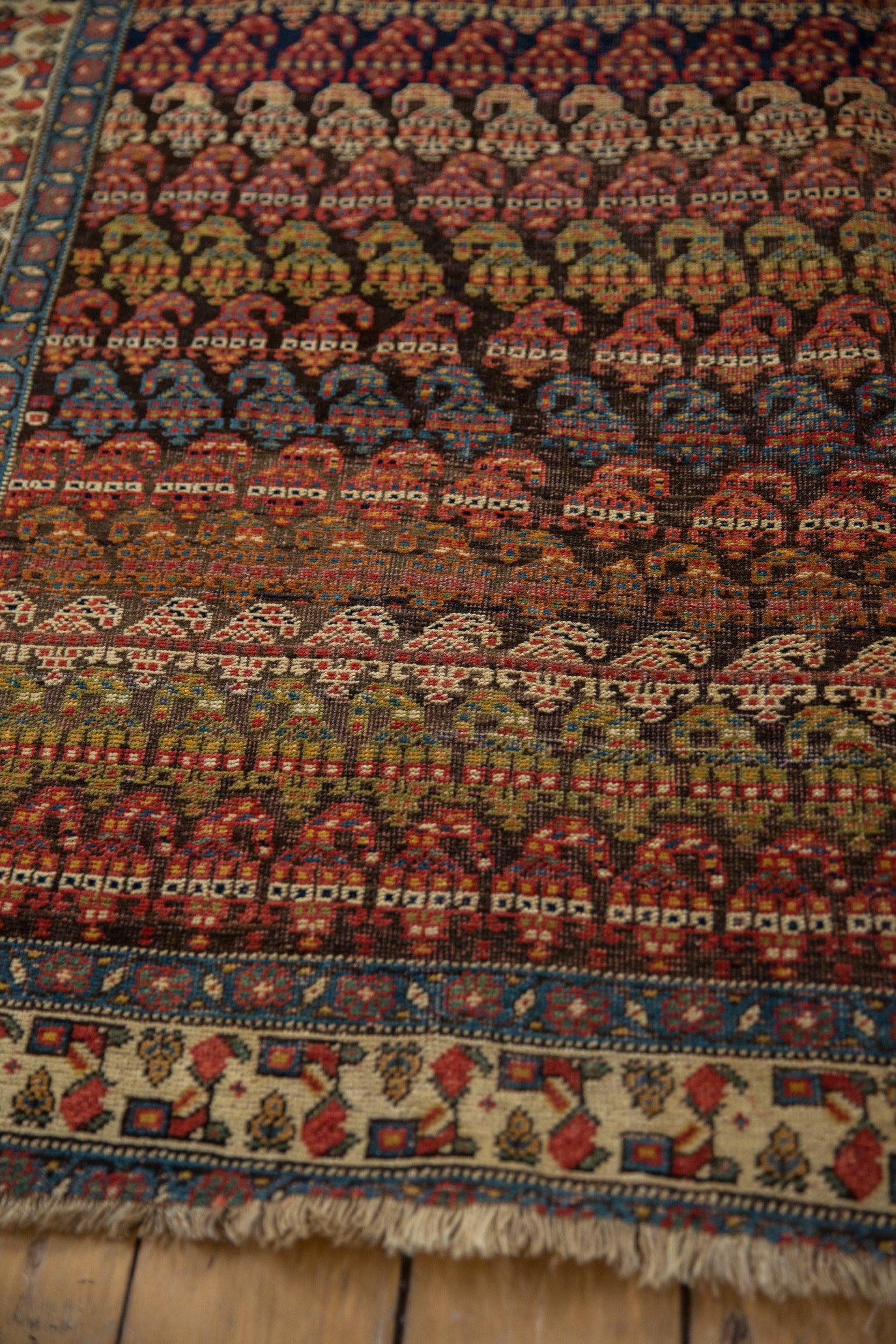 Early 20th Century Antique Fine Bijar Carpet For Sale