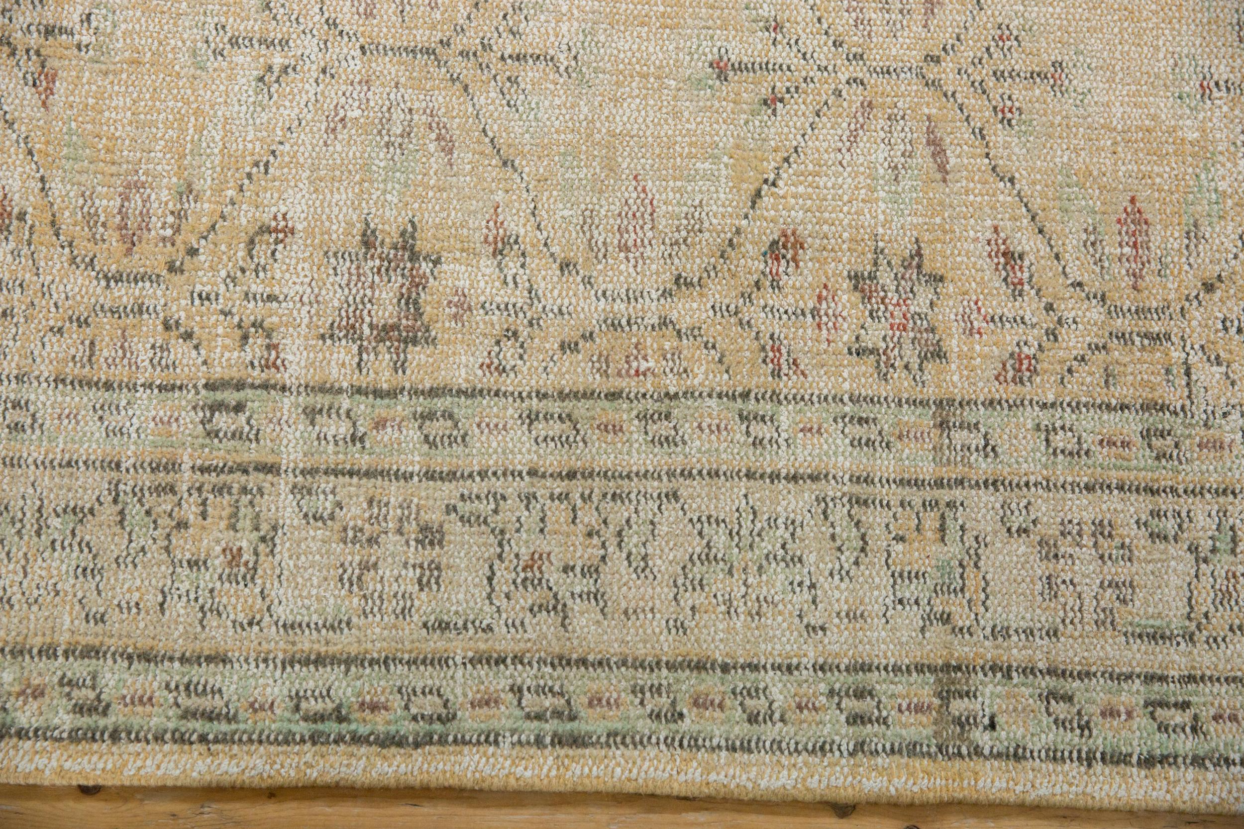 Vintage Distressed Oushak Carpet For Sale 5