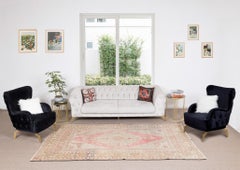 5.5x9.8 Ft Handmade Tribal Rug, Traditional Vintage Anatolian Village Carpet