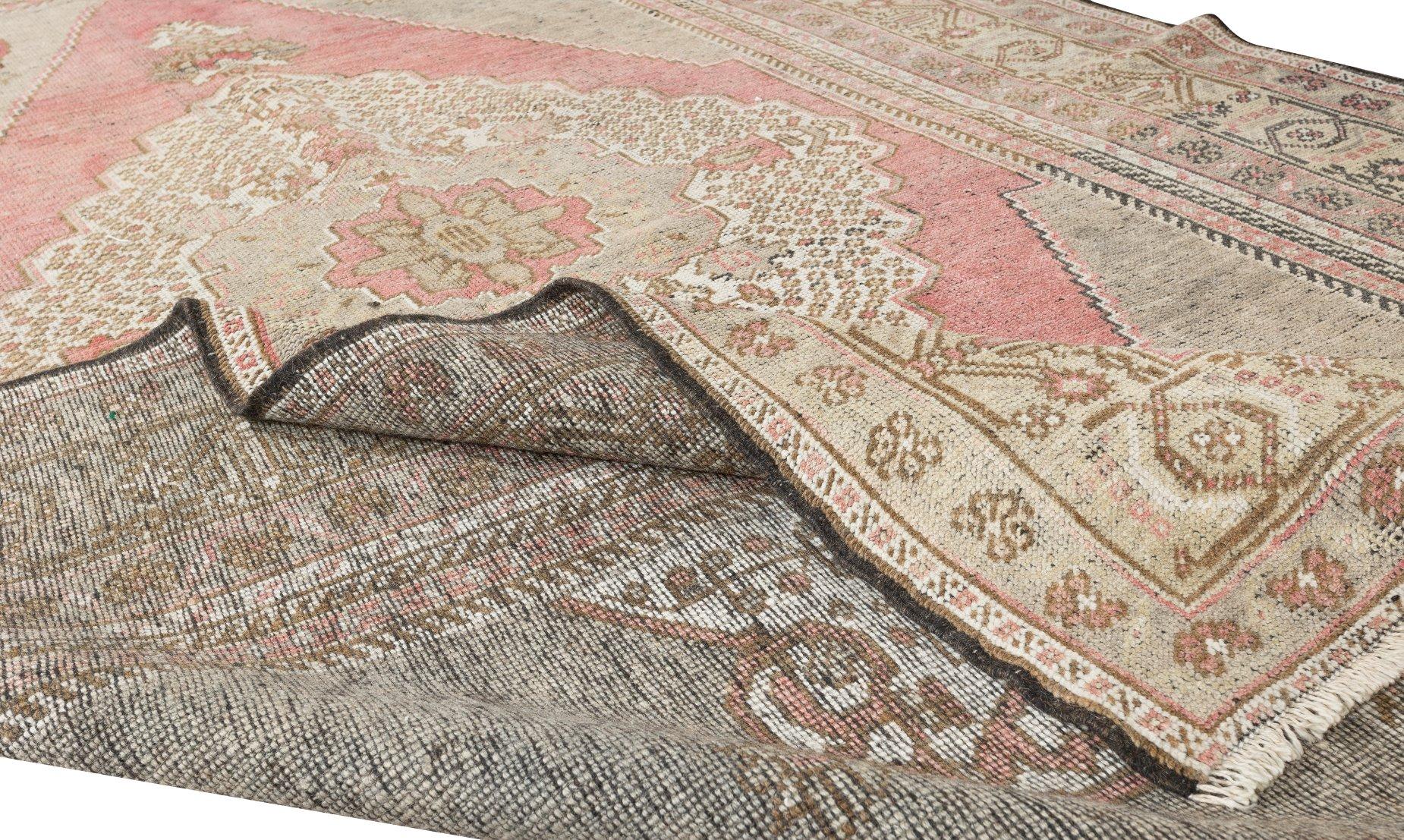 Turkish 5.5x9.8 Ft Handmade Tribal Rug, Traditional Vintage Anatolian Village Carpet For Sale