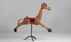 Giraffe Carousel Ride, England, circa 1920