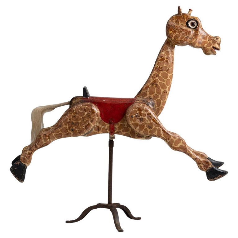 Giraffe Carousel Ride, England, circa 1920 For Sale at 1stDibs