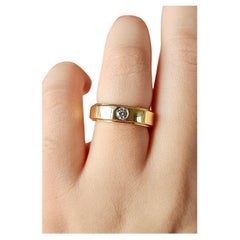 5 MM Moissanit Einbaubeleuchtung Ehering Unisex 925 Sterling Silber.