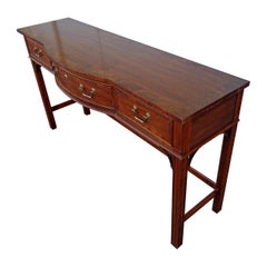Sherrill Chippendale Style Console Table
