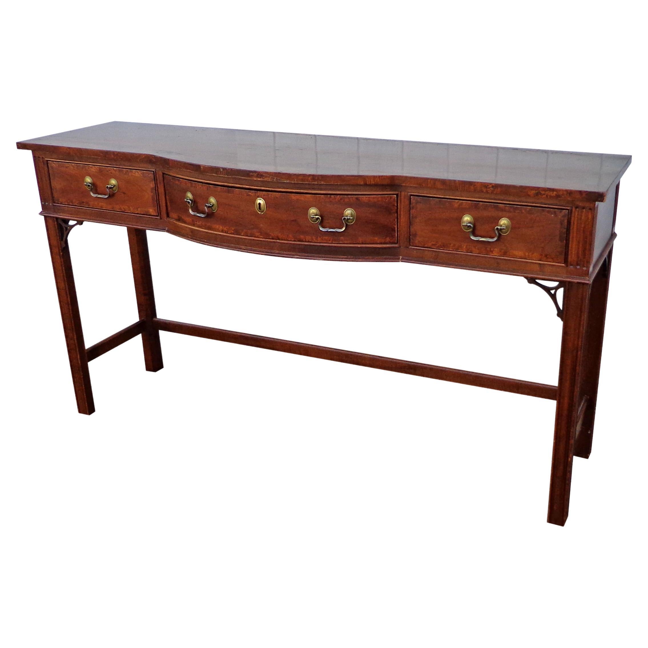 Sherrill Chippendale Style Console Table