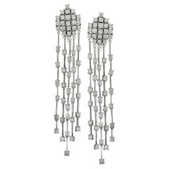 5.60 Carat Diamond Dangle Earrings