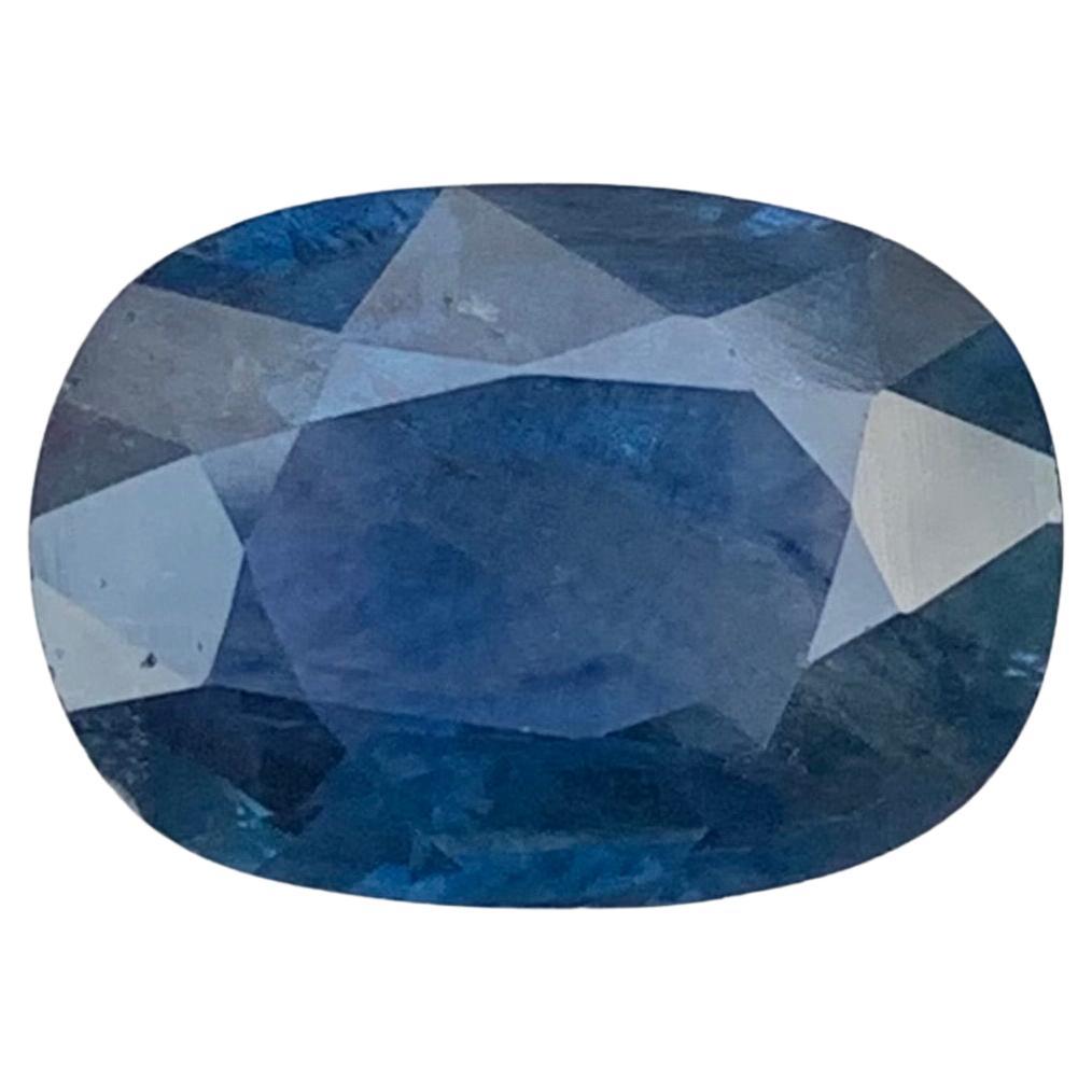 5,60 Karat Wunderschöner loser tiefblauer Saphir in ovaler Form