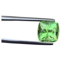 5.60 Carat Natural Loose Green Peridot Stone Cushion Cut Pakistani Gemstone