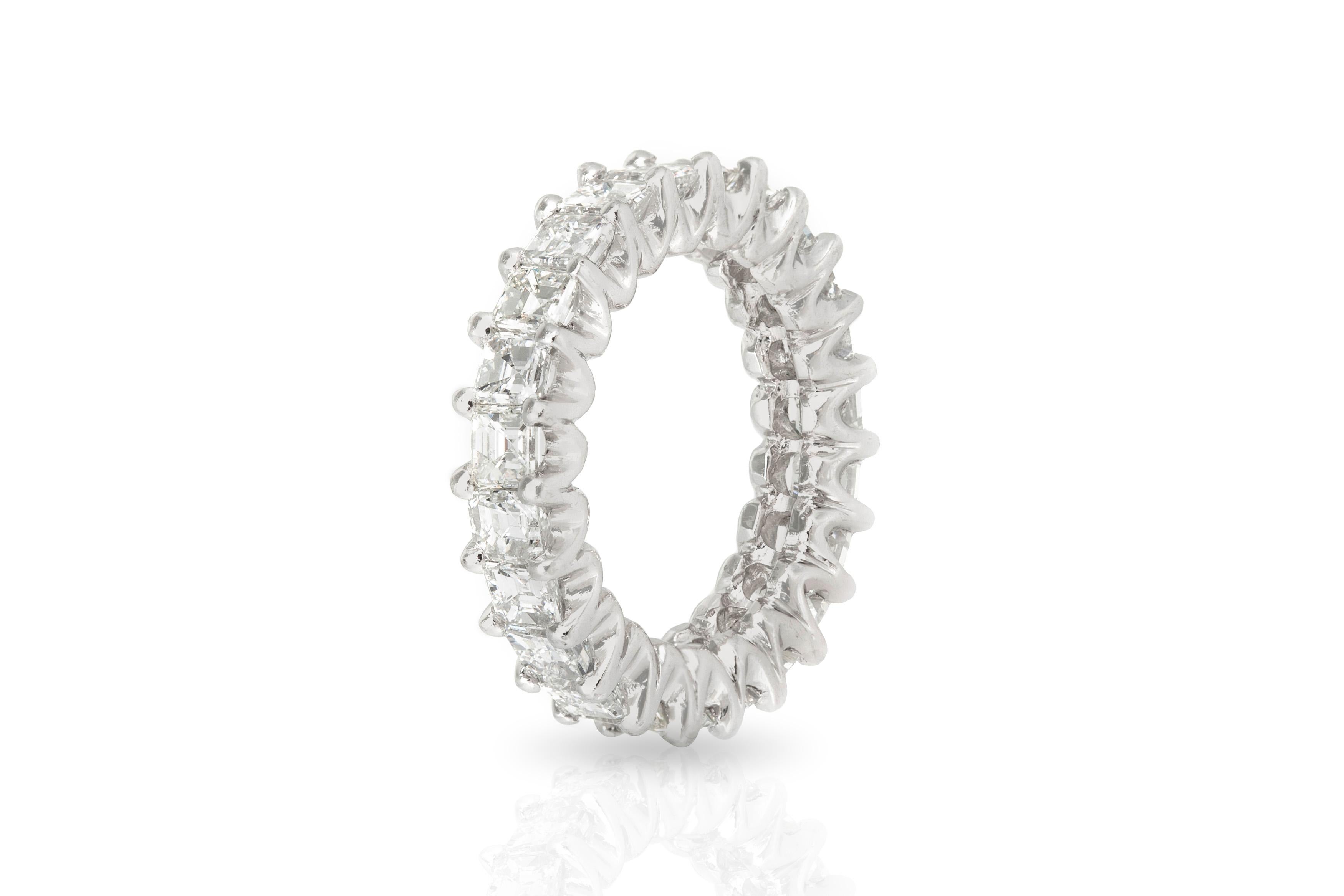 square diamond eternity band