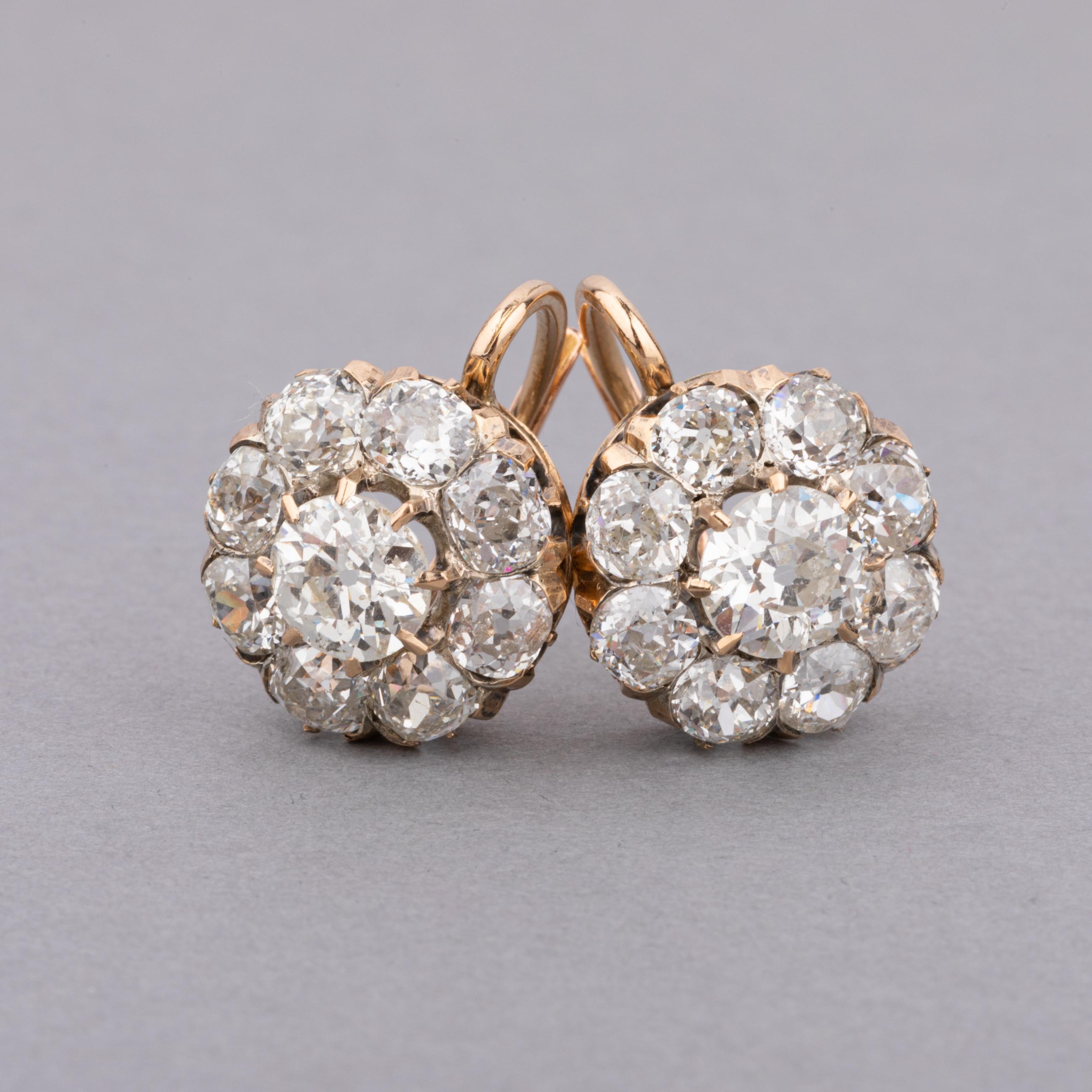 antike diamant ohrringe