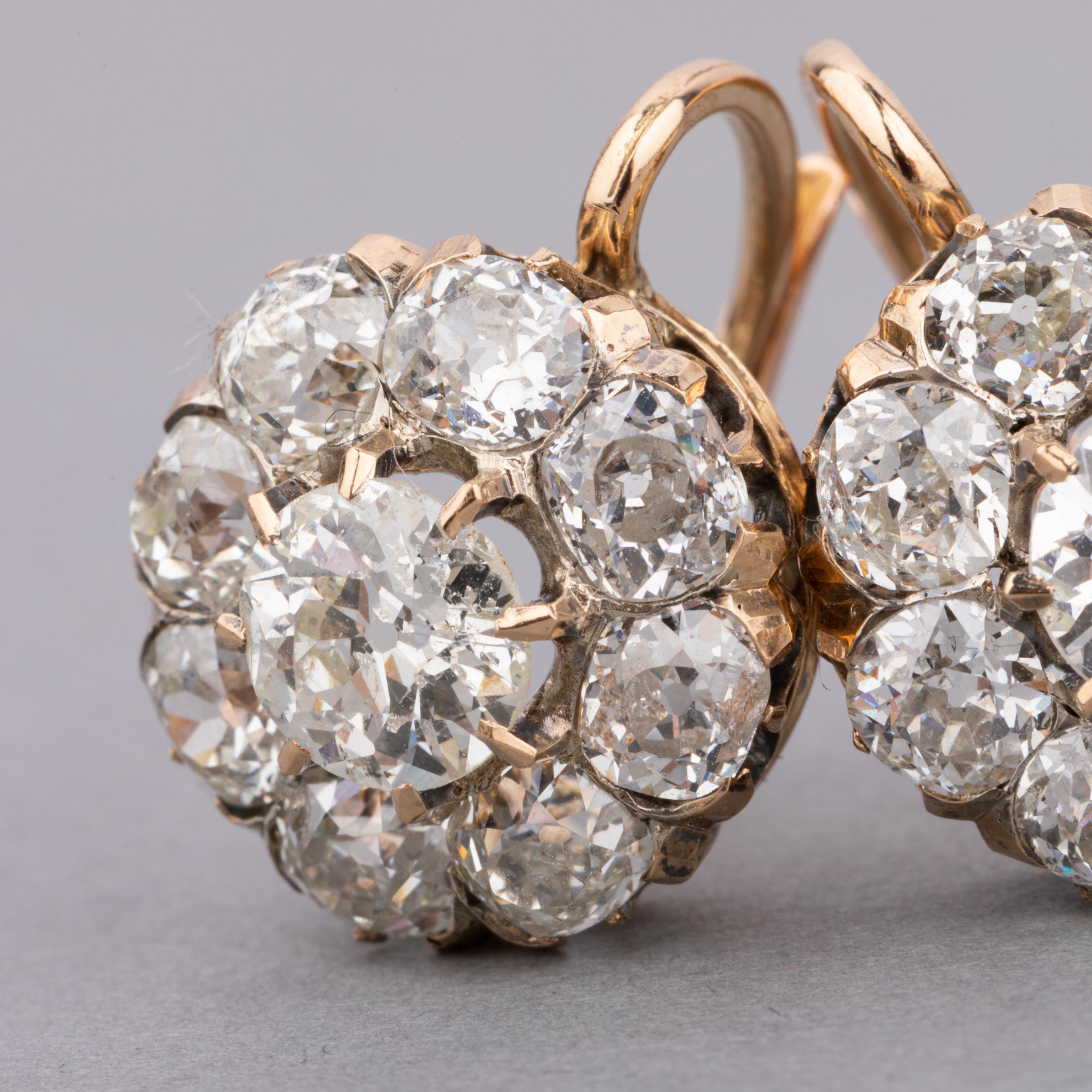 antike ohrringe diamant