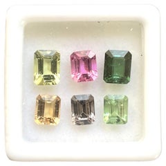 5.60 Carats Multi Tourmaline, Top Quality Tourmaline Jewelry Cut Stones