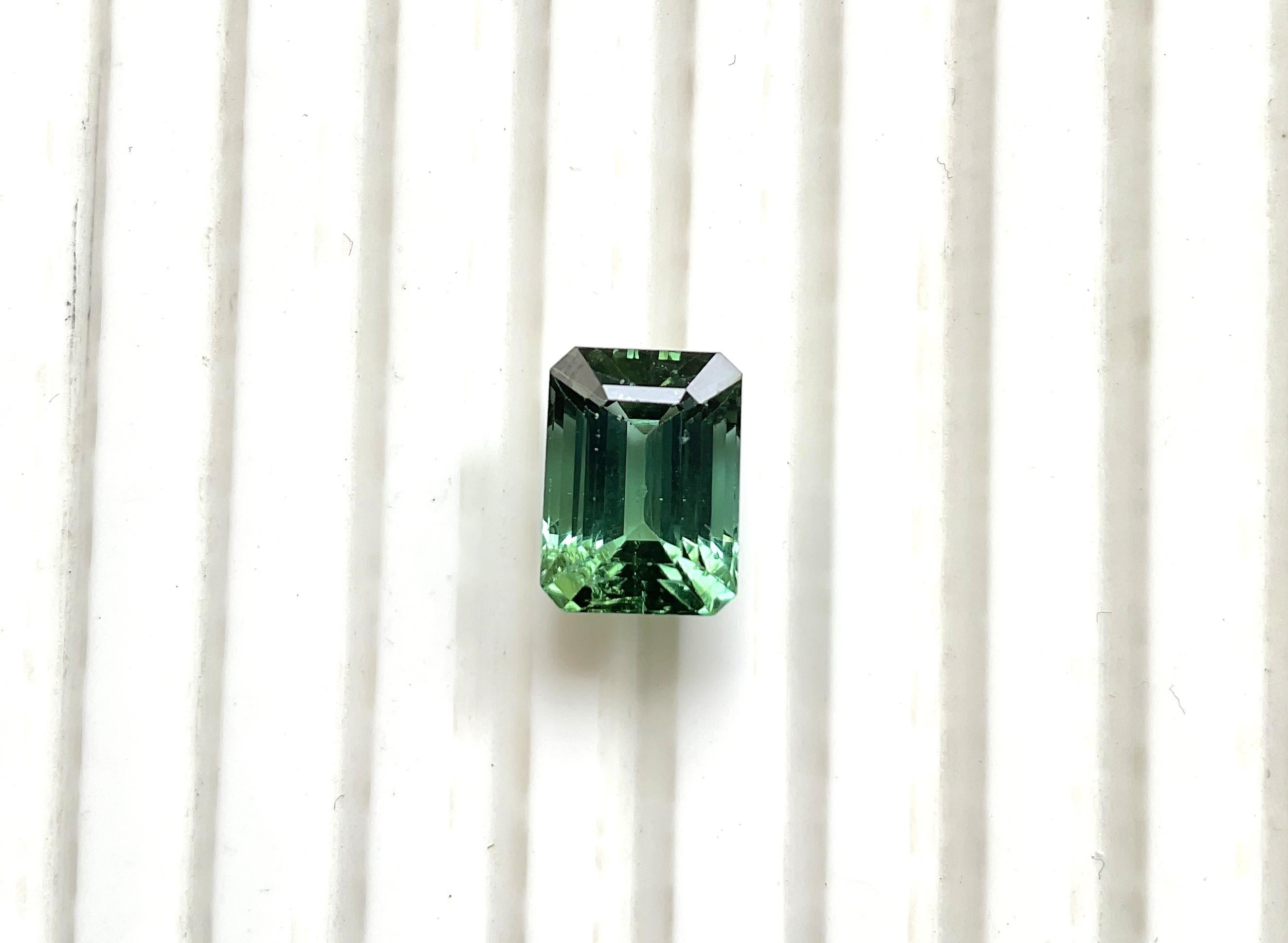 5,60 carati Tormalina verde ottagono Pietra sfaccettata Gioielli di pregio Greene & Greene

Pietra preziosa - Tormalina
Peso - 5,60 Carati
Forma - Ottagono
Dimensioni -  11x8x7 MM
Pezzi - 1