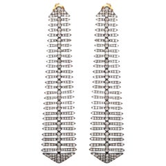 5.61 Carat Diamond Disco Drop Earrings