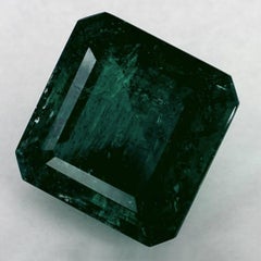 5.62 carati di smeraldo tagliato a ottagono, gemma sfusa