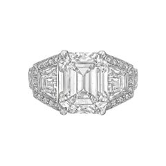 5.62ct Emerald-Cut Diamond Ring
F/VVS2
5.62ct Emerald-Cut Diamond Ring
F/VVS2