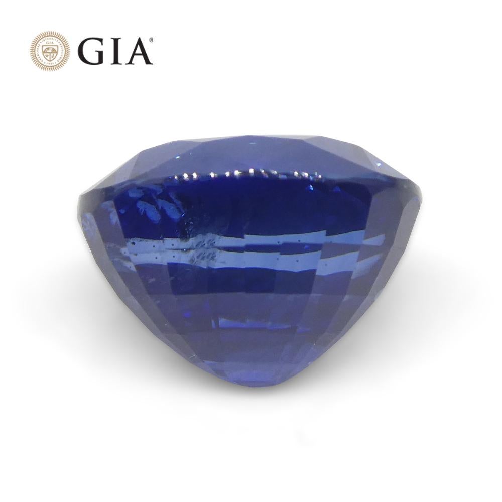 5.62ct Oval Blue Sapphire GIA Certified Sri Lanka For Sale 7