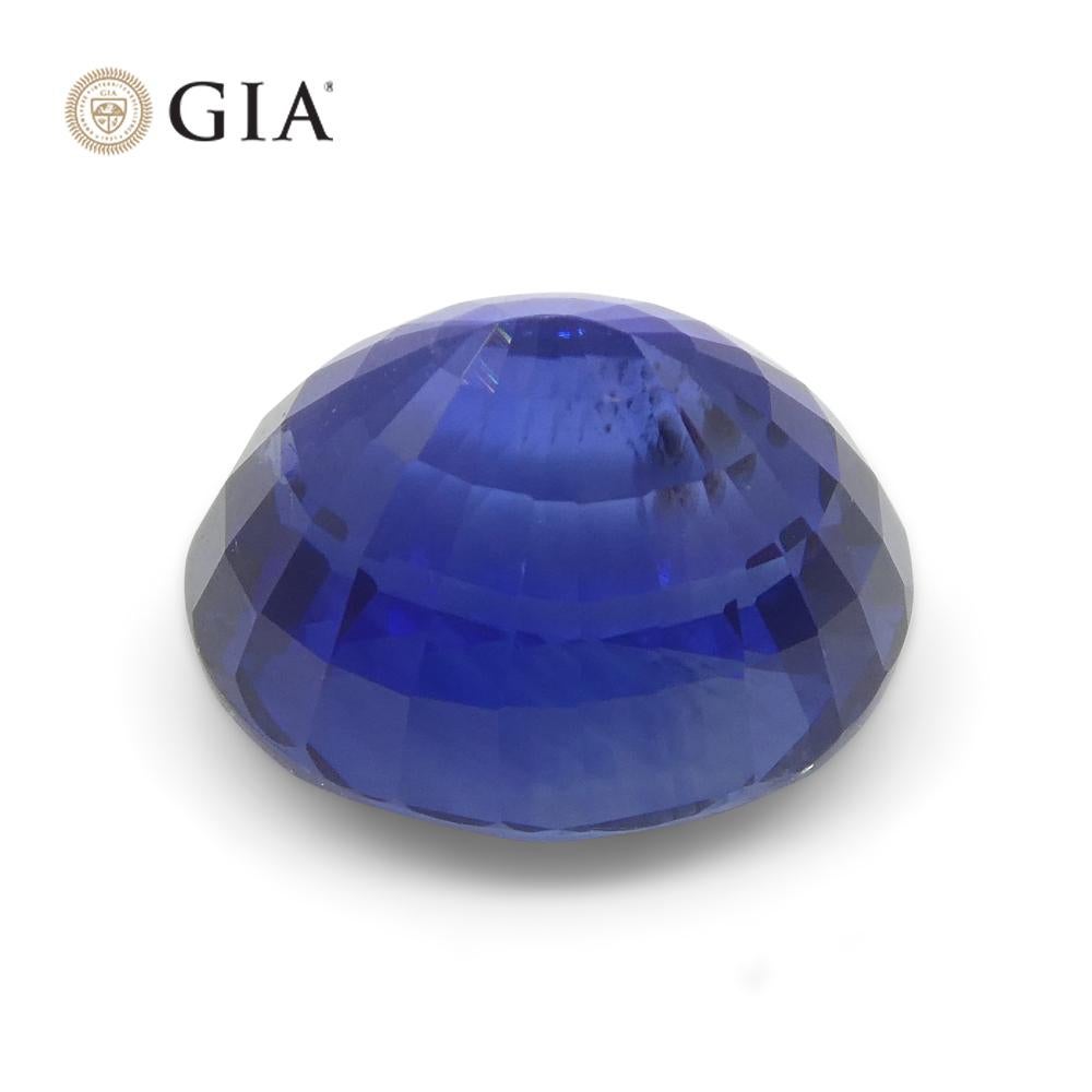 5.62ct Oval Blue Sapphire GIA Certified Sri Lanka For Sale 9