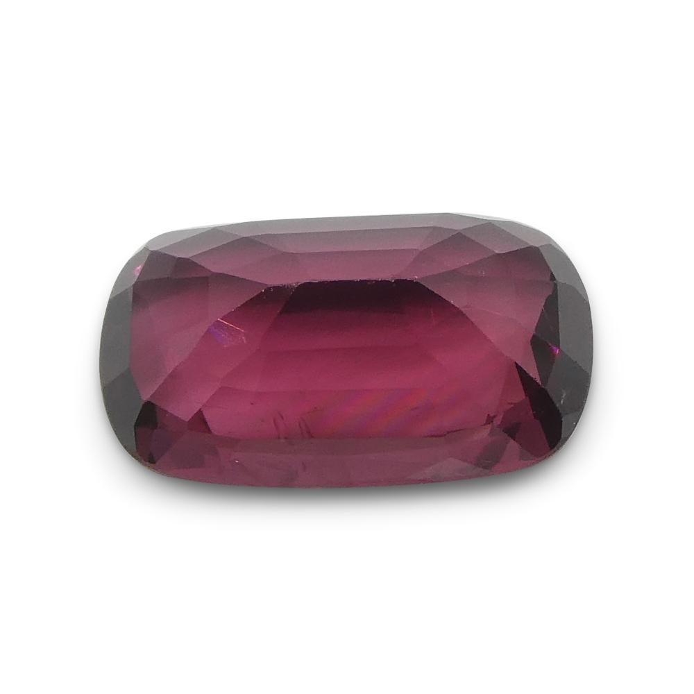 5.62ct Rectangular Cushion Red Spinel from Burma For Sale 7