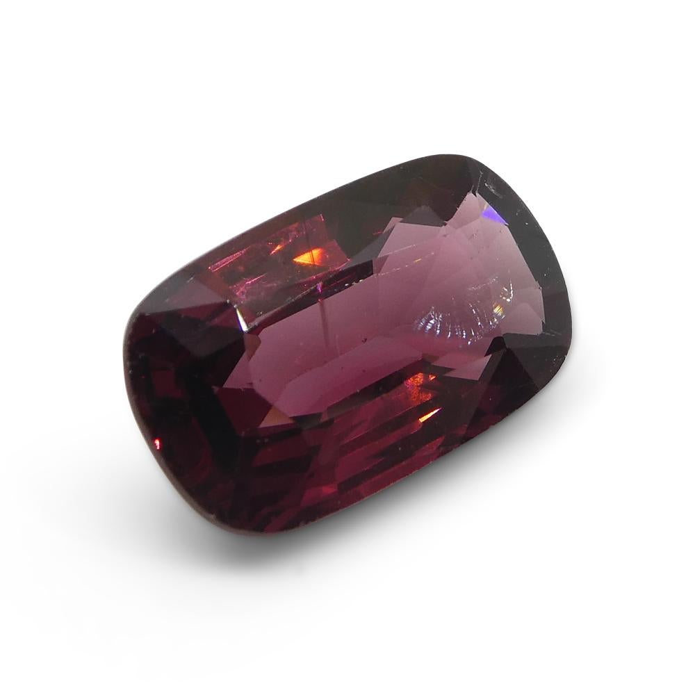 5.62ct Rectangular Cushion Red Spinel from Burma For Sale 2