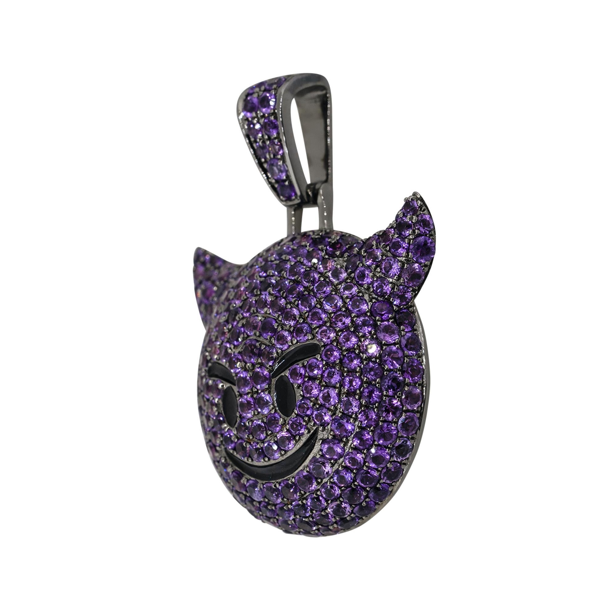 Material: 14k Black gold
Gemstone Details: Approx. 5.63ctw of round cut Amethyst gemstones
Total Weight: 13.5g (8.7dwt
Measurements: 30mm x 10mm x 40mm
Additional Details: This item comes with a Presentation Box!
SKU: A30313716