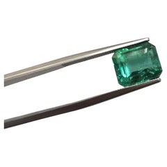 5.63 Carat Bluish Green Tourmaline Emerald Cut for Fine Jewelry Ring Gemstone
