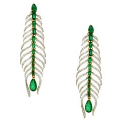 Pendientes Gota de Esmeralda de 5,63 quilates