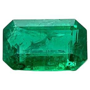 5.64 Carat Emerald cut Emerald  For Sale