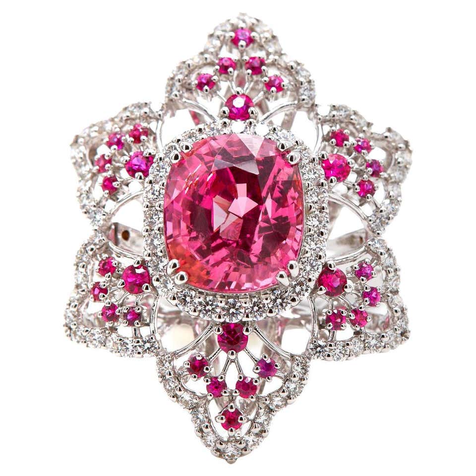 Spinal Rings Design Antique Spinel Rings - 674 For Sale at 1stDibs | pink spinel ring, red ...