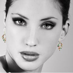 5.65 Carat Tourmaline 18 Karat Gold Earrings
