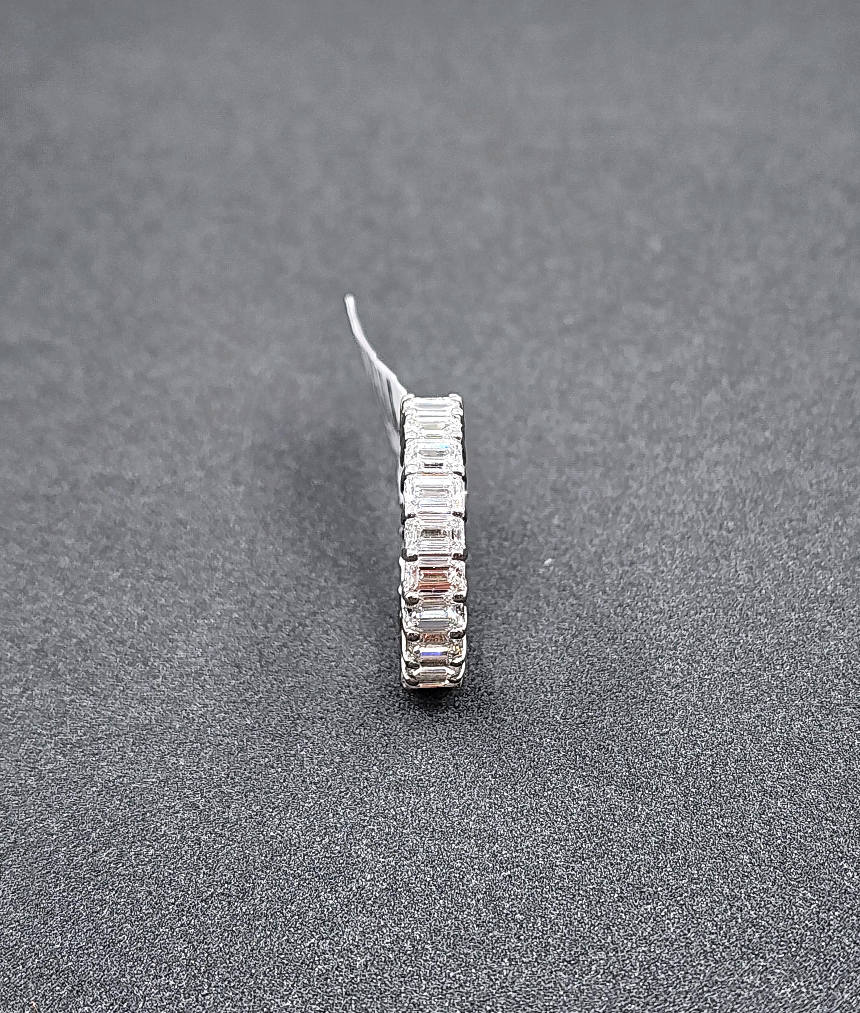 5.65 ct Diamond Eternity Ring For Sale 1