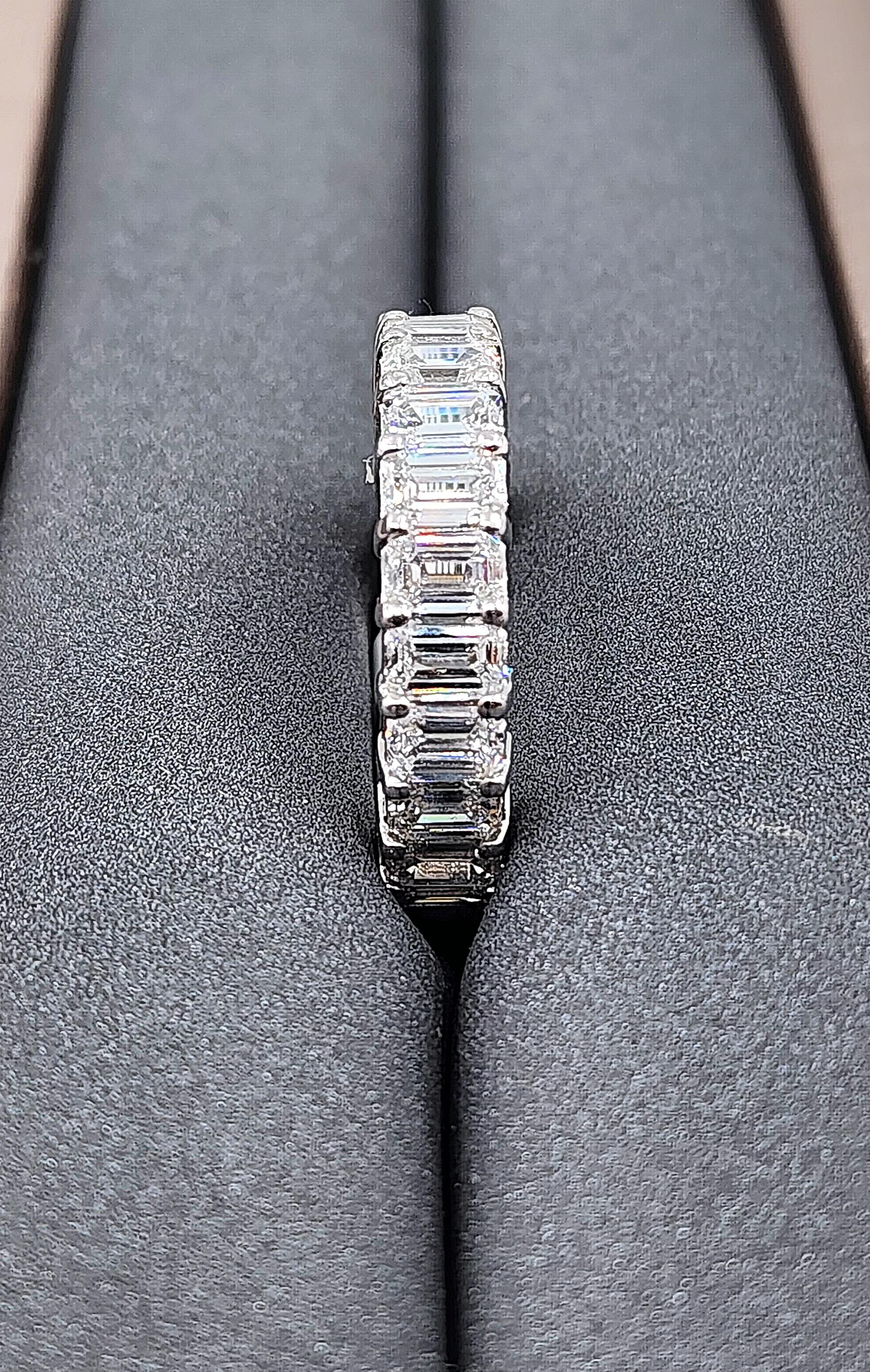 5.65 ct Diamond Eternity Ring For Sale 2