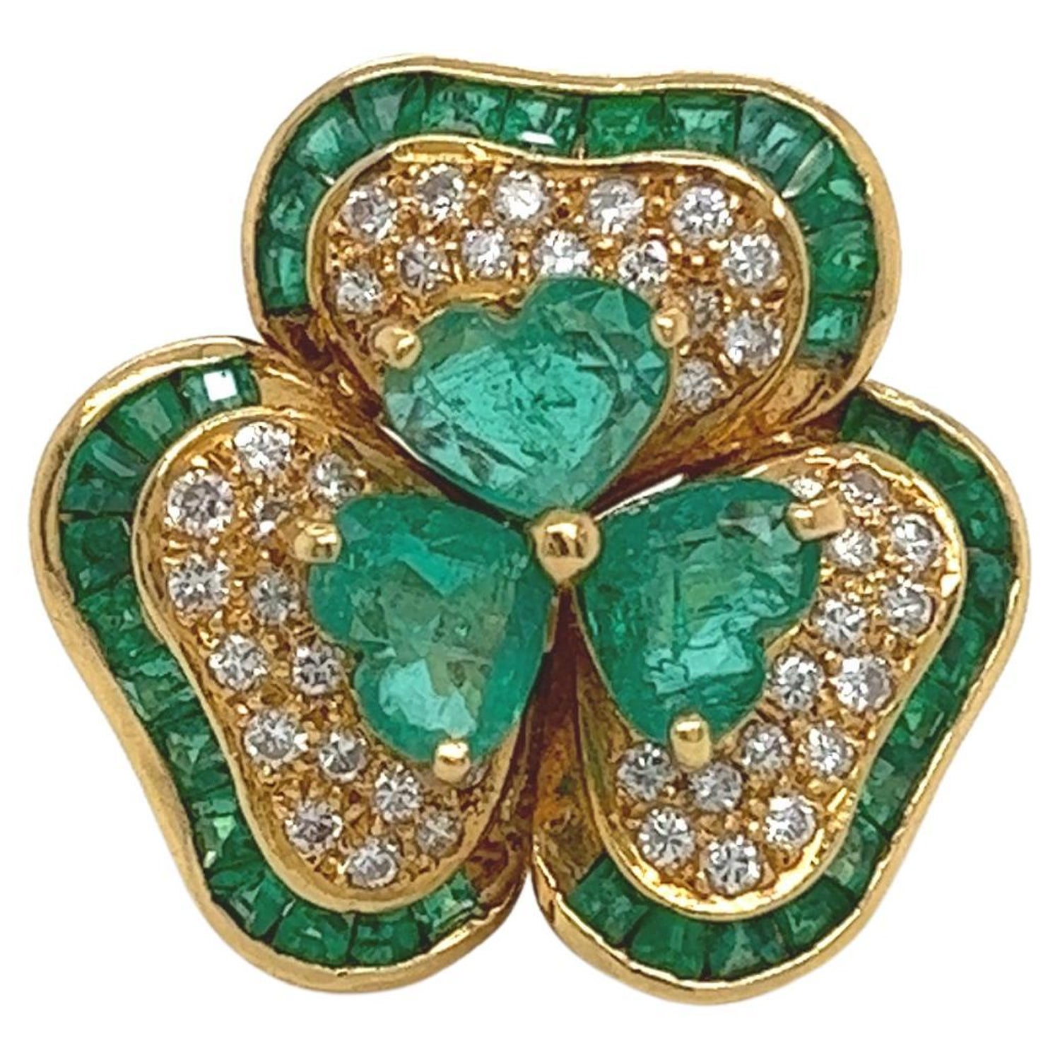 Chanel Clover Ring - 7 For Sale on 1stDibs