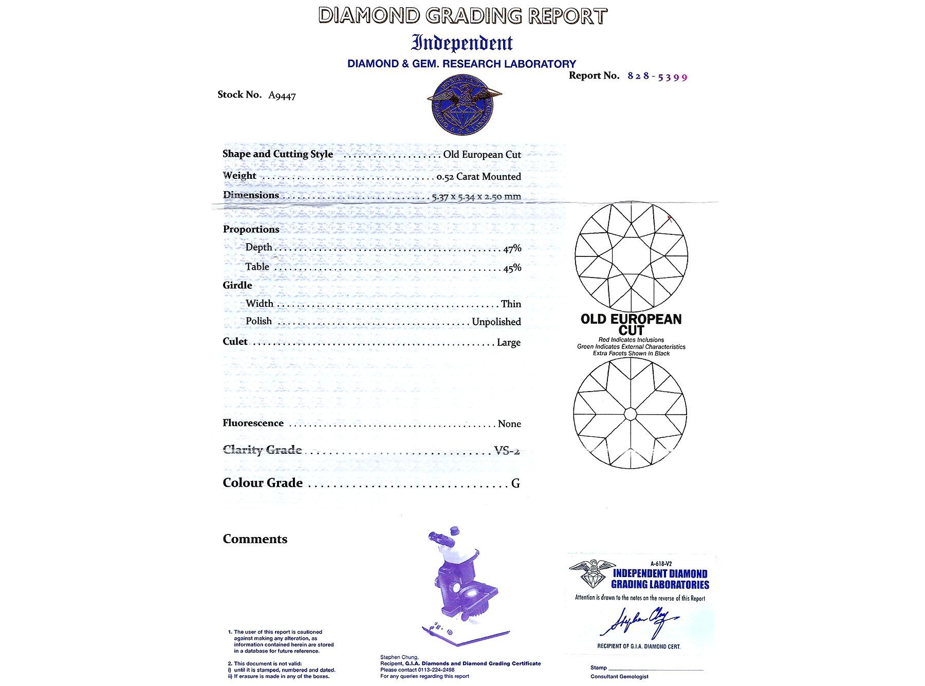 5.68 carat Diamond and 2.35 carat Sapphire Platinum Brooch 5