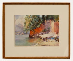P. M. Pearce - Framed Mid 20th Century Watercolour, Varenna, Lake Como
