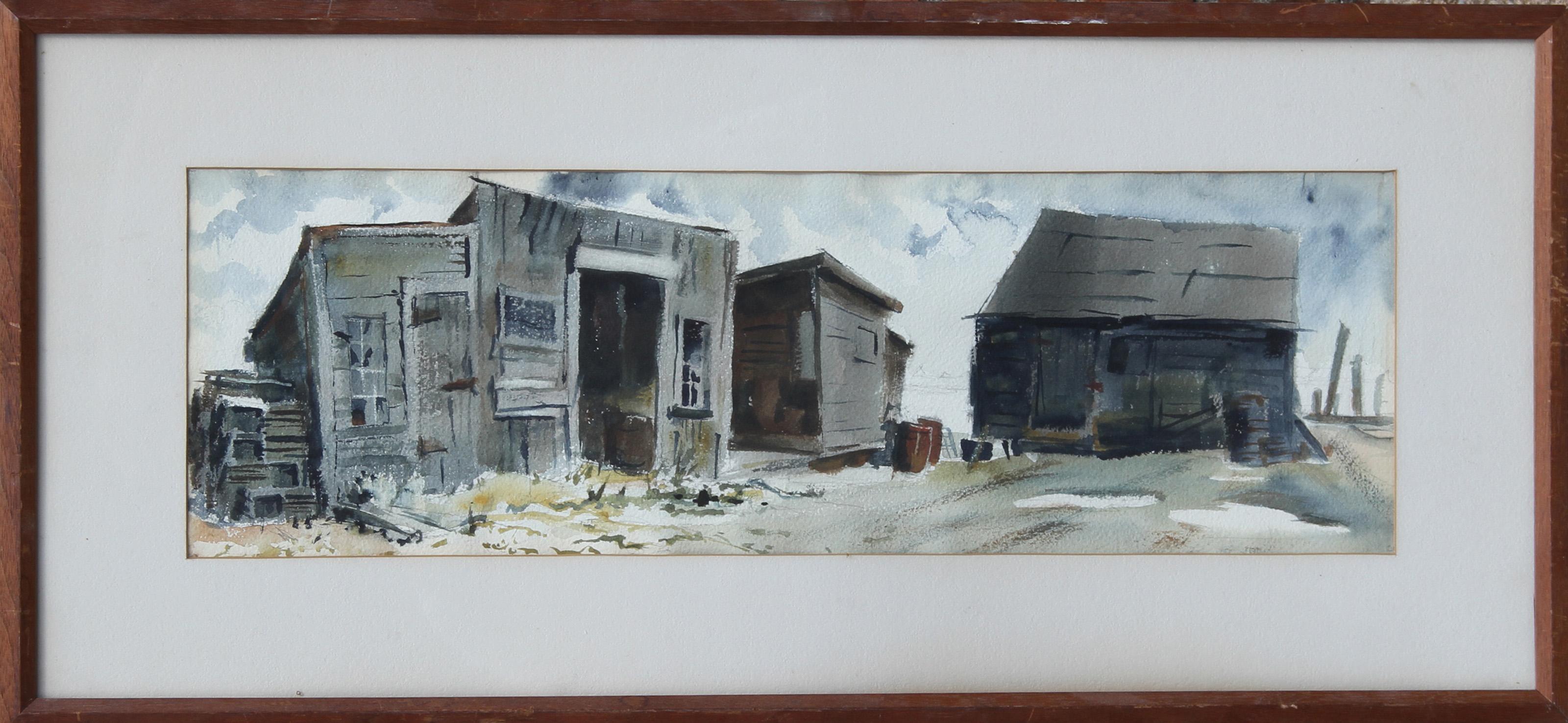Aquarelle impressionniste d'Eve Nethercott, Biddeford Pool, Maine