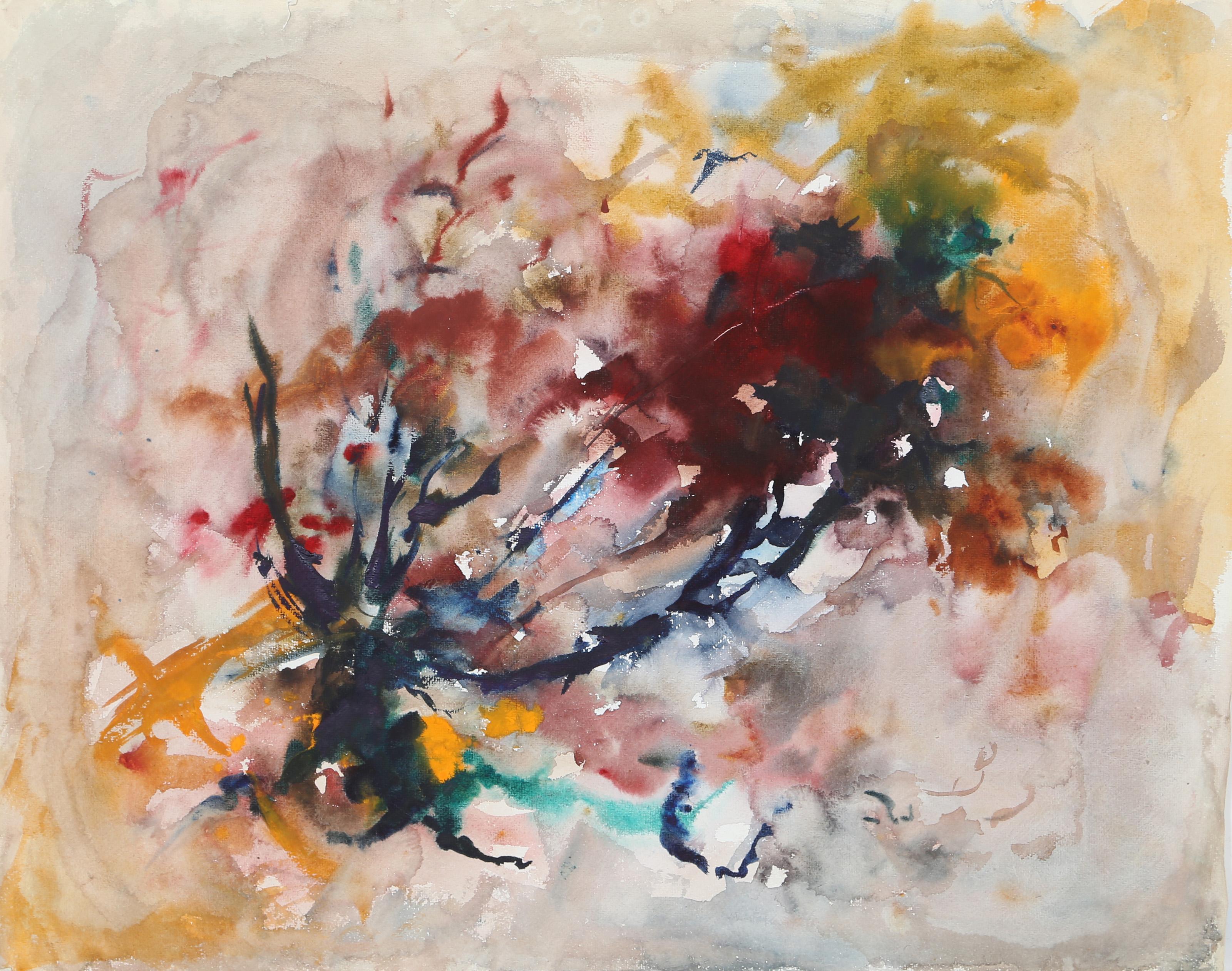 Abstract, Impressionist Watercolor by Eve Nethercott