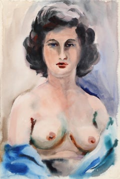 Portrait nu impressionniste d'Eve Nethercott