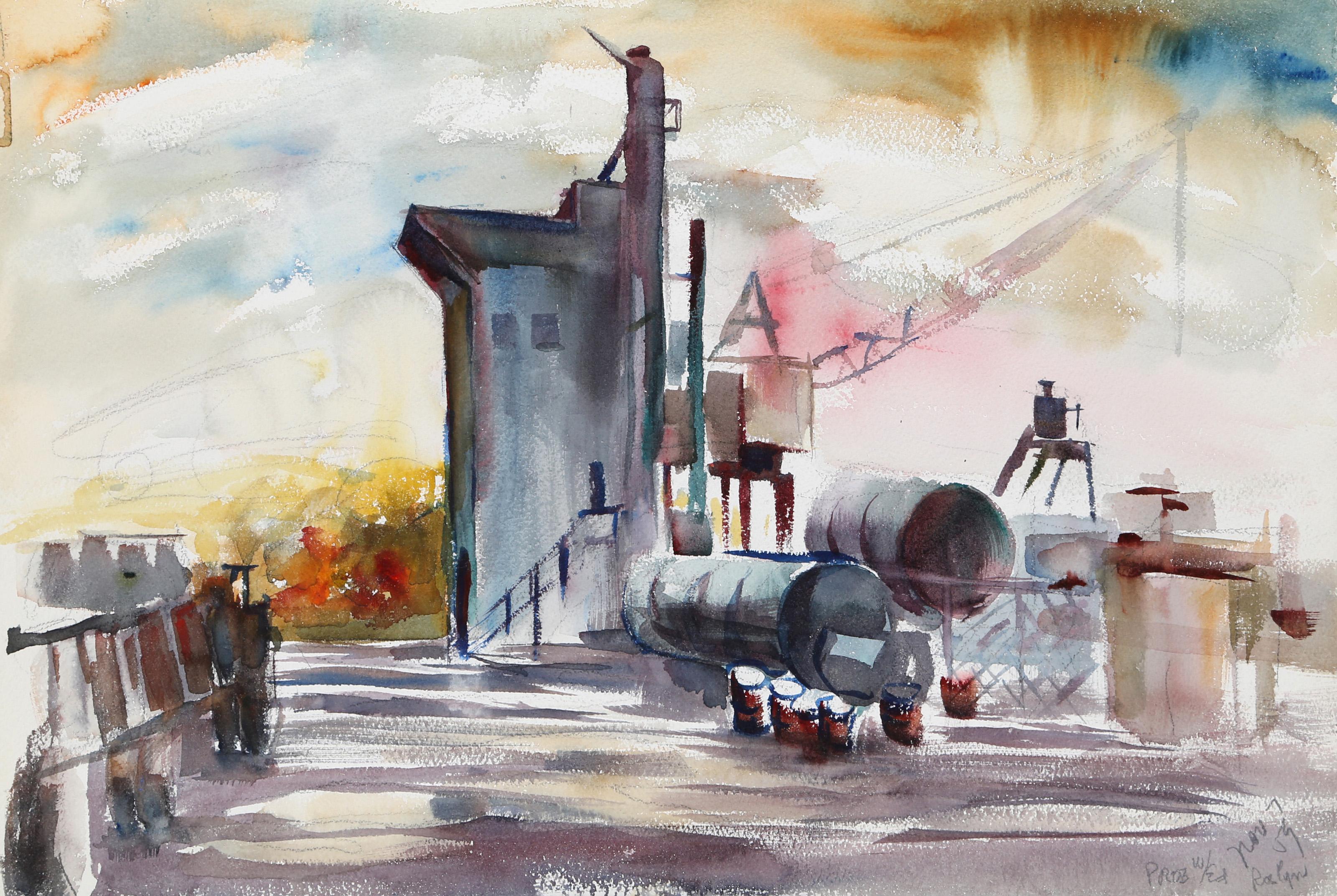Eve Nethercott Landscape Drawings and Watercolors