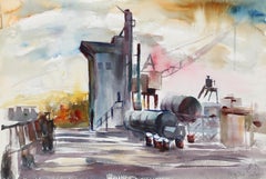 Refinerie à l'huile impressionniste d'Eve Nethercott