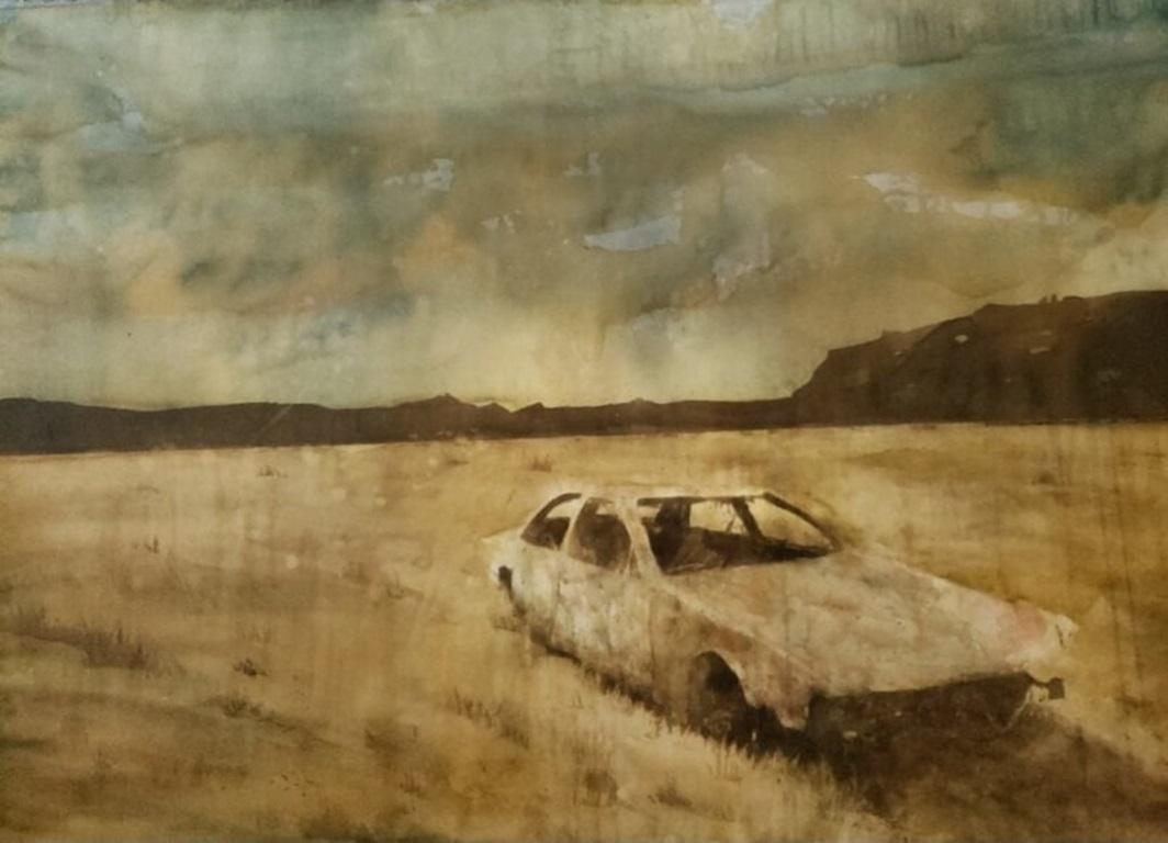 Westerned, Acuarela sobre papel Pintura de David Rathman, 2018

Más información:
Técnica: Acuarela sobre papel
Dimensiones: 101,6 × 152,4 cm (40 × 60 pulg.)
Firmado y fechado

David Rathman ha sido aclamado por su análisis crítico de la iconografía