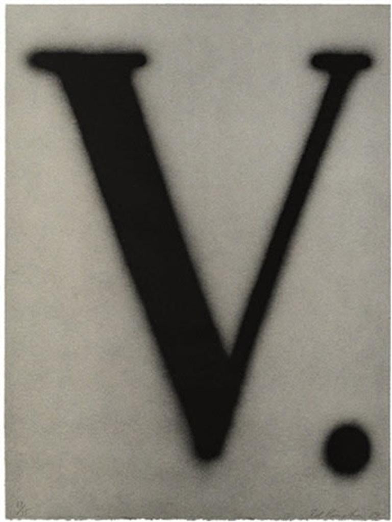 Lithographie d'Ed Ruscha, 1989

Informations complémentaires :
Support : Lithographie sur papier gris Rives BFK 
Dimensions : 36 x 27 pouces

À propos de l'artiste : Né en 1937 à Omaha, dans le Nebraska, Edward Ruscha a grandi à Oklahoma City, dans